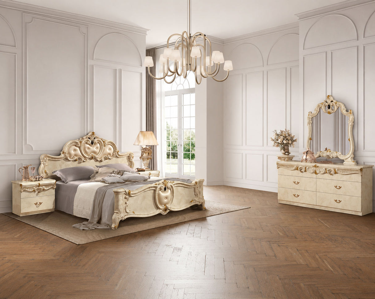 Barocco Ivory Nightstand from ESF Furniture - Luna Furniture