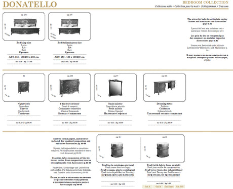 Donatello Brown King Bed from ESF Furniture - Luna Furniture