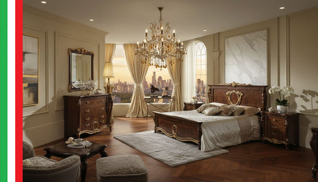 Donatello Brown King Bed from ESF Furniture - Luna Furniture