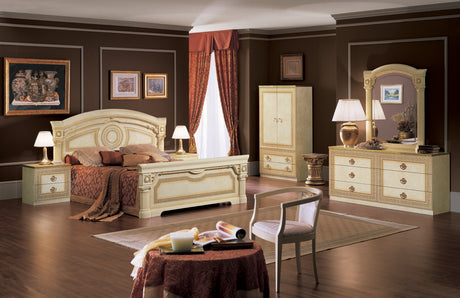 Aida Nightstand Ivory from ESF Furniture - Luna Furniture