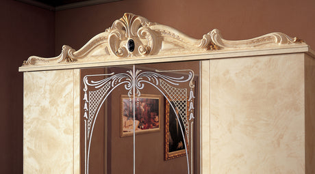 Barocco Ivory Mirror from ESF Furniture - Luna Furniture