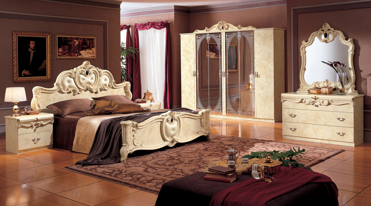 Barocco Double Dresser Ivory from ESF Furniture - Luna Furniture