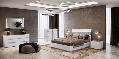 Alba White Double Dresser from ESF Furniture - Luna Furniture