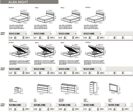 Alba White LED King Bed from ESF Furniture - Luna Furniture