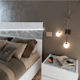 Alba White Single Dresser from ESF Furniture - Luna Furniture