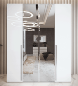 Alba White LED King Bed from ESF Furniture - Luna Furniture