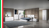 Athena White Left Nightstand from ESF Furniture - Luna Furniture