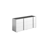 Bianca White Marble King Bed from ESF Furniture - Luna Furniture