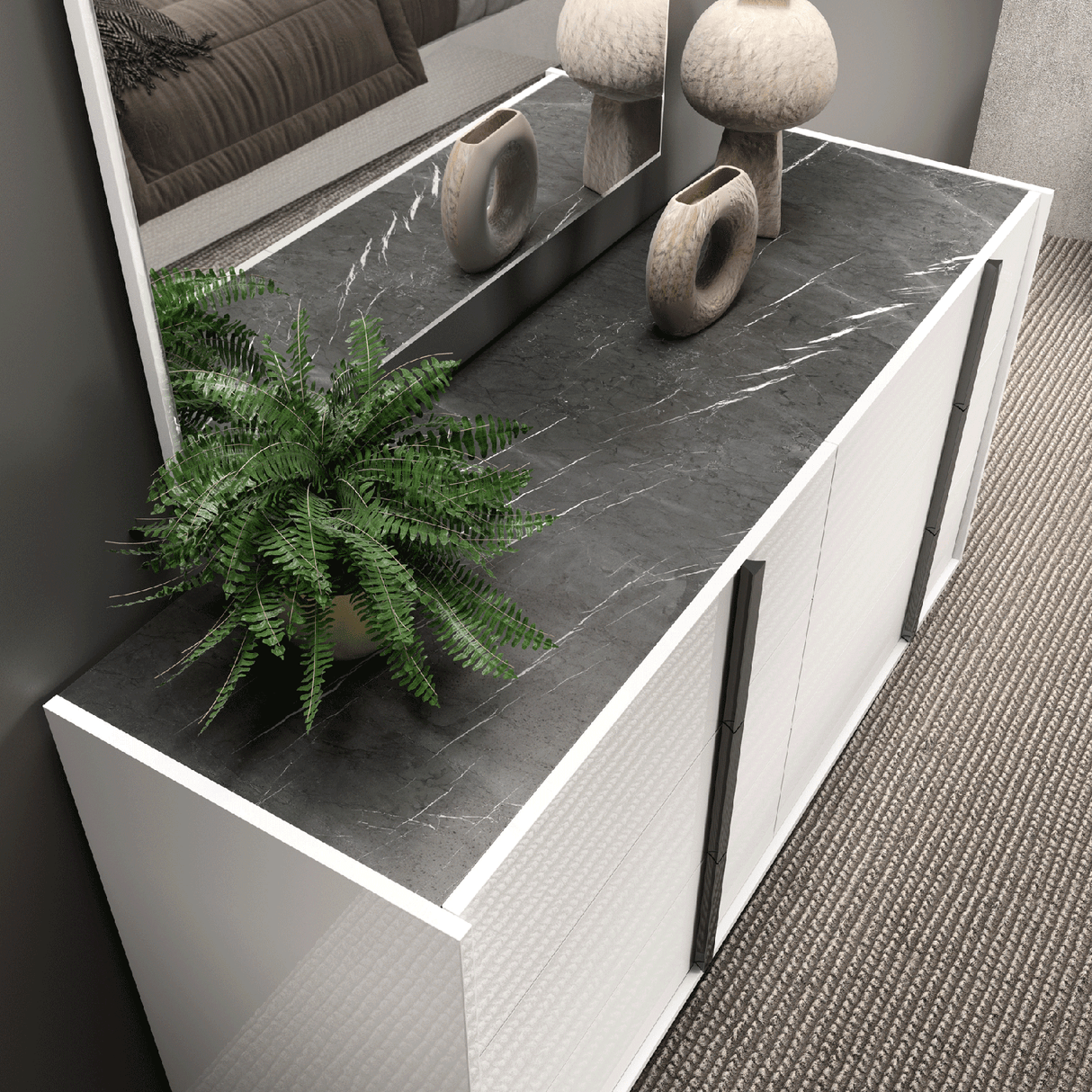 Bianca White Nightstand from ESF Furniture - Luna Furniture