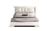 Carmen White KS Bed + Slats Frame Set from ESF Furniture - Luna Furniture