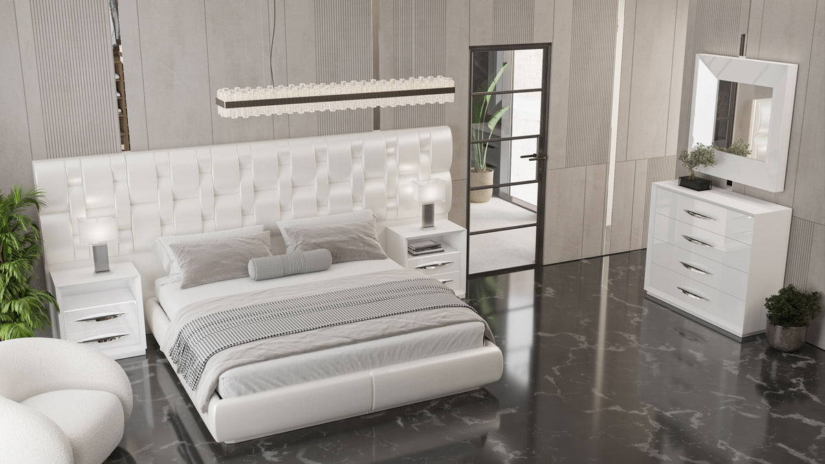 Carmen White Single Dresser from ESF Furniture - Luna Furniture
