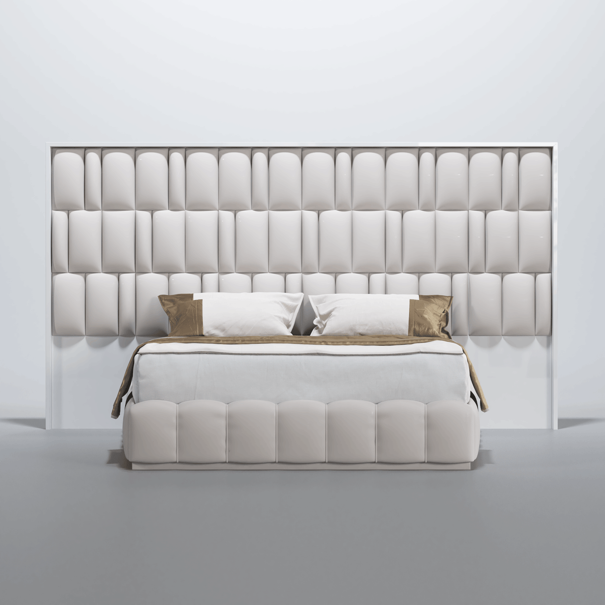 Carmen White Mirror for Single Dresser from ESF Furniture - Luna Furniture