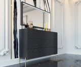 Wave Mirror for DD Dark Grey from ESF Furniture - Luna Furniture