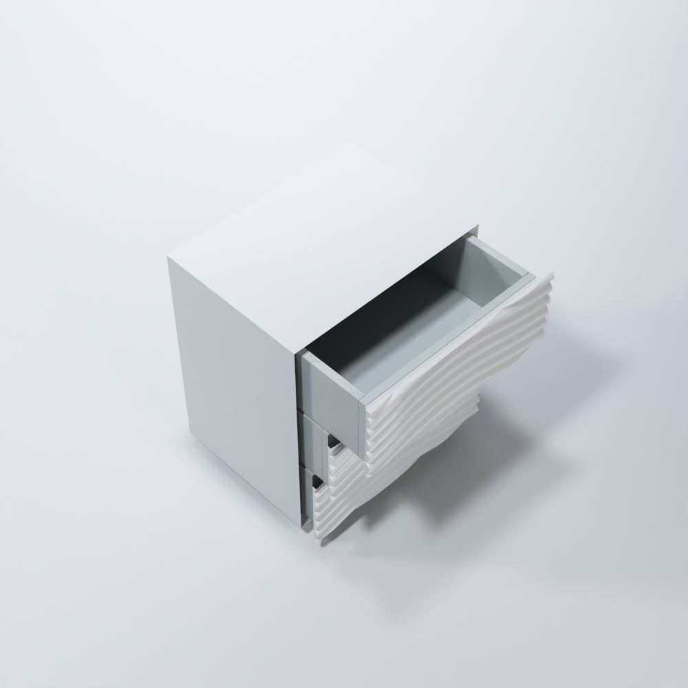 Wave Nightstand Left from ESF Furniture - Luna Furniture
