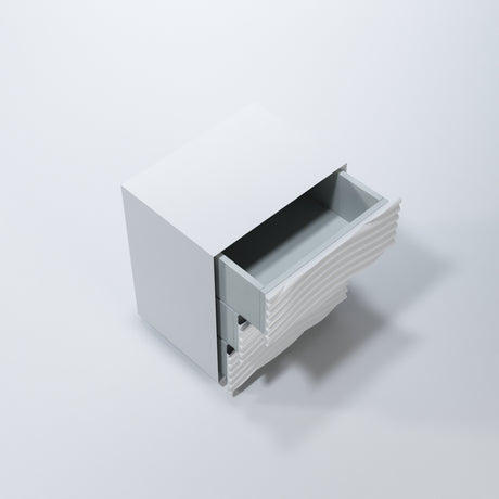 Wave Single Dresser White from ESF Furniture - Luna Furniture