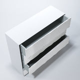 Wave Single Dresser White from ESF Furniture - Luna Furniture