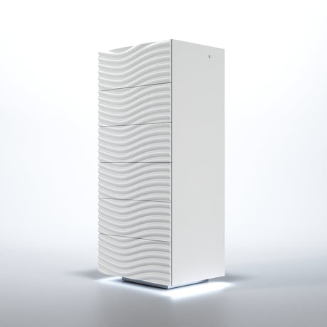 Wave Single Dresser White from ESF Furniture - Luna Furniture
