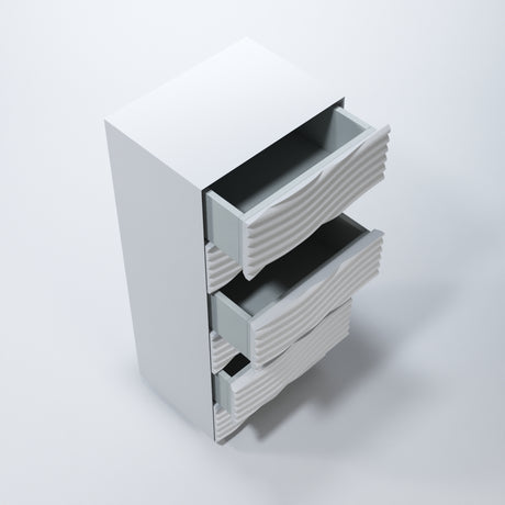 Wave Single Dresser White from ESF Furniture - Luna Furniture