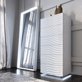 Wave Single Dresser White from ESF Furniture - Luna Furniture
