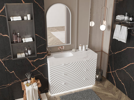 Wave Single Dresser White from ESF Furniture - Luna Furniture