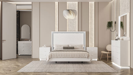 Wave Nightstand Left from ESF Furniture - Luna Furniture