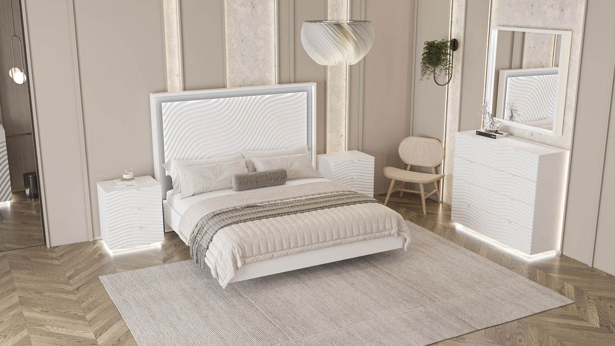 Wave Nightstand Right from ESF Furniture - Luna Furniture