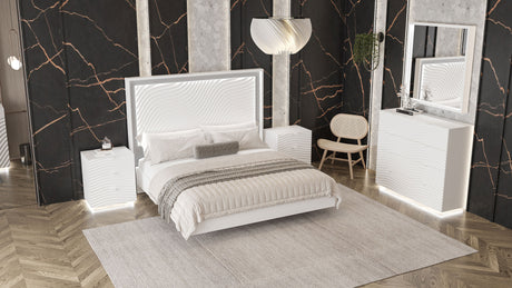 Wave Nightstand Right from ESF Furniture - Luna Furniture
