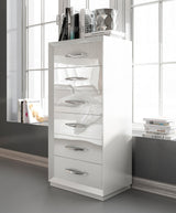 Carmen White Single Dresser from ESF Furniture - Luna Furniture