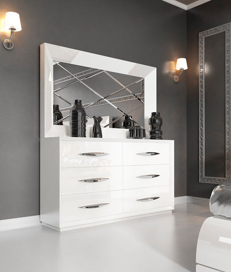 Carmen White Chest from ESF Furniture - Luna Furniture