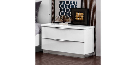 Carmen White King Bed from ESF Furniture - Luna Furniture
