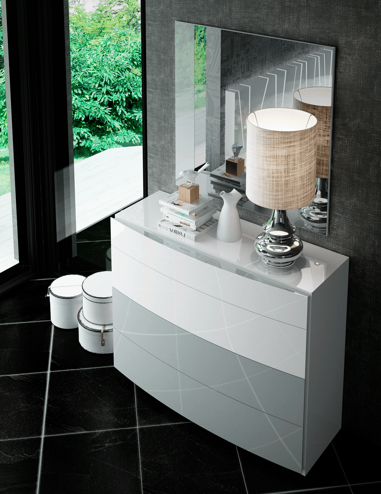 Ronda Floor Mirror from ESF Furniture - Luna Furniture