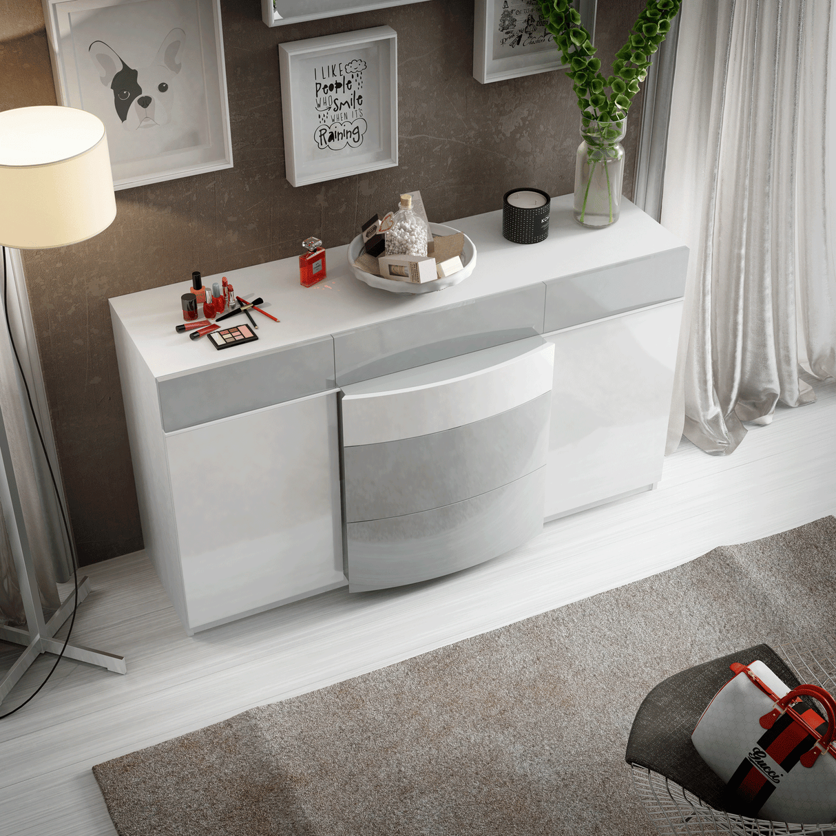 Ronda Floor Mirror from ESF Furniture - Luna Furniture