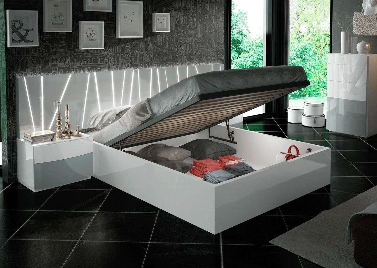 Ronda Salvador King Storage Bed from ESF Furniture - Luna Furniture