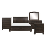 Begonia Grayish Brown 5-Piece Bedroom Set (Queen Bed, Nightstand, Dresser, Mirror, Chest) from Homelegance - Luna Furniture