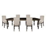 Begonia Grayish Brown 7-Piece Extendable Dining Set from Homelegance - Luna Furniture