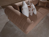 Belegrande Warm Brown 3-Seat Sofa from Luna Luxury - Luna Furniture