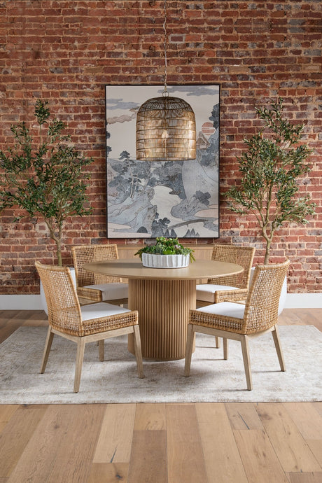 Belfast 54" Round Dining Table from Essentials For Living - Luna Furniture