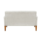 Belfort Beige Loveseat from Homelegance - Luna Furniture