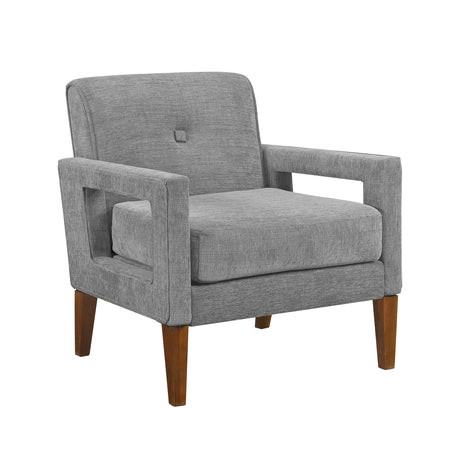 Belfort Gray Accent Chair from Homelegance - Luna Furniture