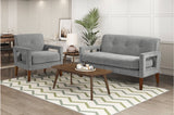 Belfort Gray Accent Chair from Homelegance - Luna Furniture