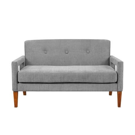 Belfort Gray Loveseat from Homelegance - Luna Furniture