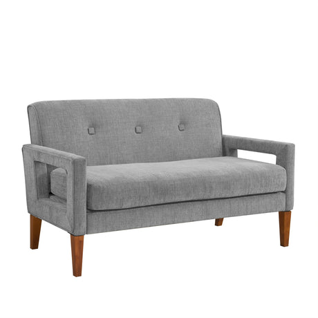 Belfort Gray Loveseat from Homelegance - Luna Furniture