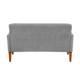 Belfort Gray Loveseat from Homelegance - Luna Furniture