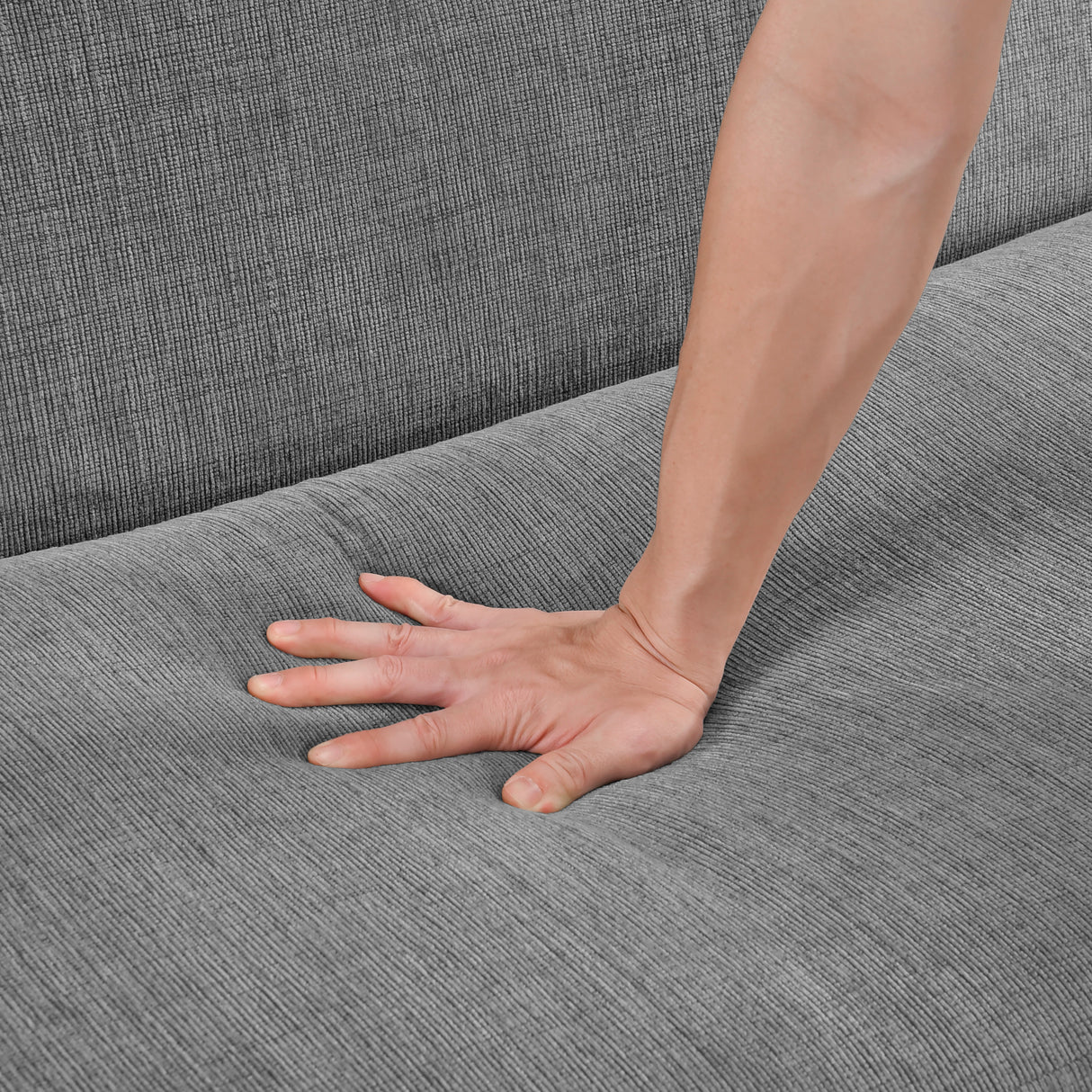 Belfort Gray Loveseat from Homelegance - Luna Furniture