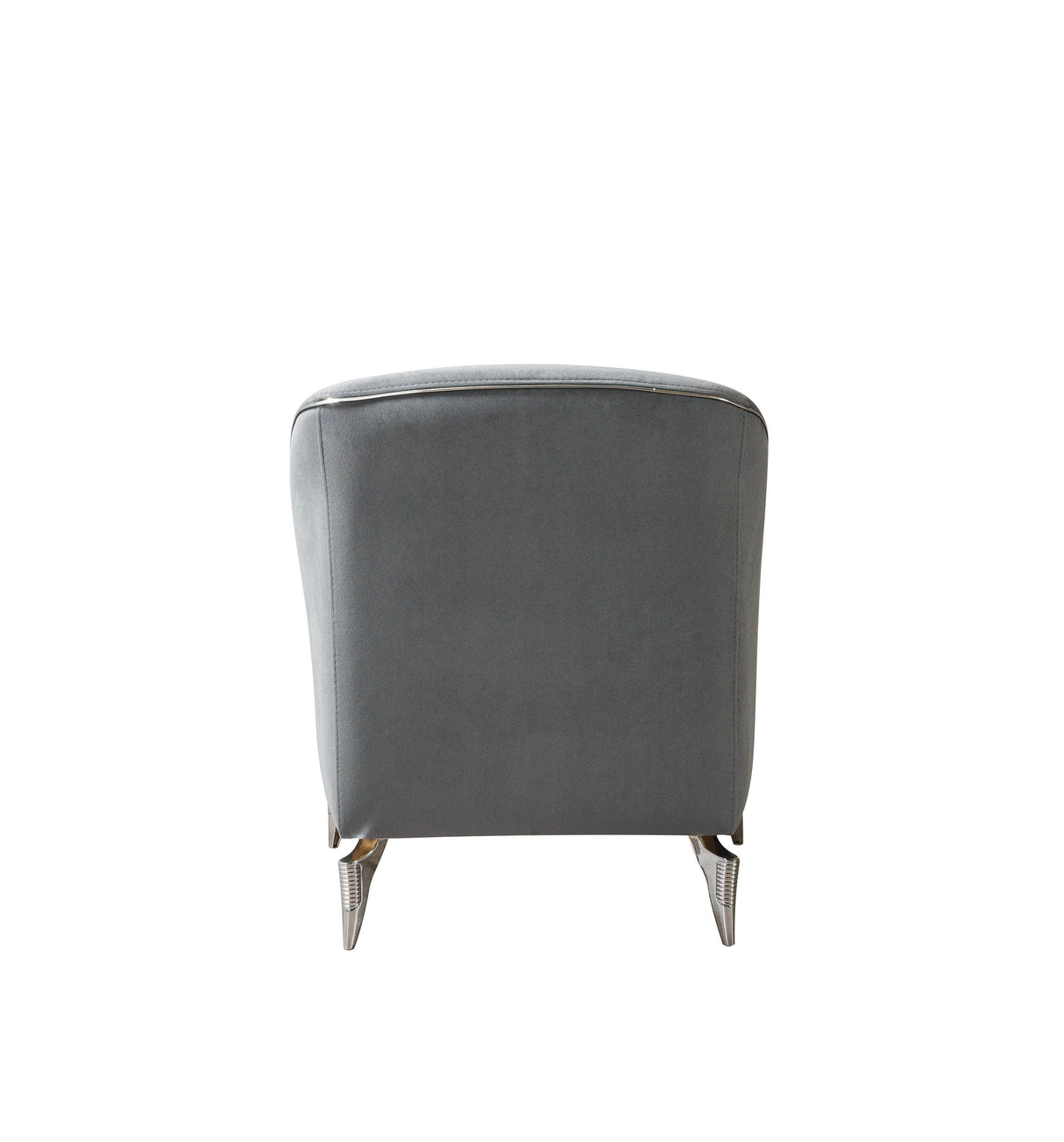 Belinda Gray Velvet Chair from Nova Furniture - Luna Furniture
