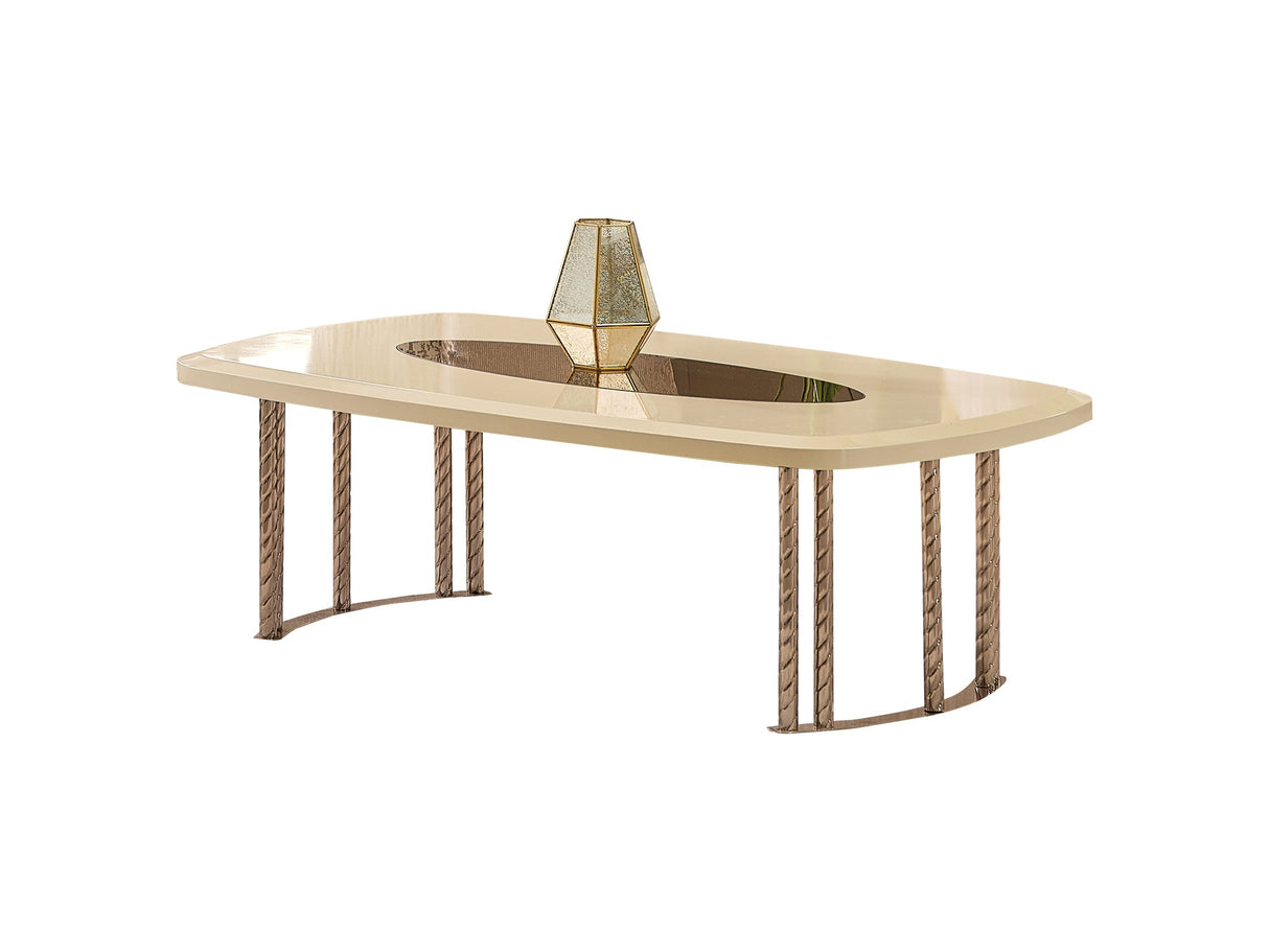 Bella Coffee Table in Cream from Furnia - Luna Furniture