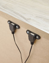 Bellaby Queen Panel Bed with 2 Nightstands in Whitewash from Ashley - Luna Furniture