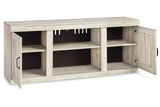 Bellaby Whitewash 4-Piece Entertainment Center from Ashley - Luna Furniture