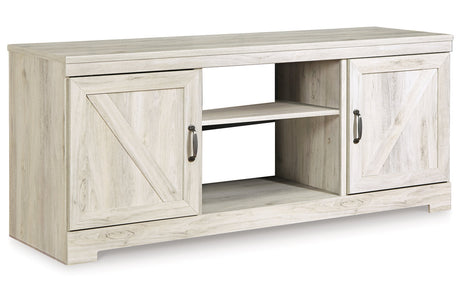 Bellaby Whitewash 4-Piece Entertainment Center from Ashley - Luna Furniture