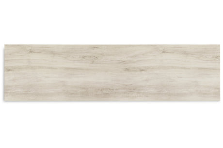 Bellaby Whitewash 4-Piece Entertainment Center with Electric Fireplace from Ashley - Luna Furniture